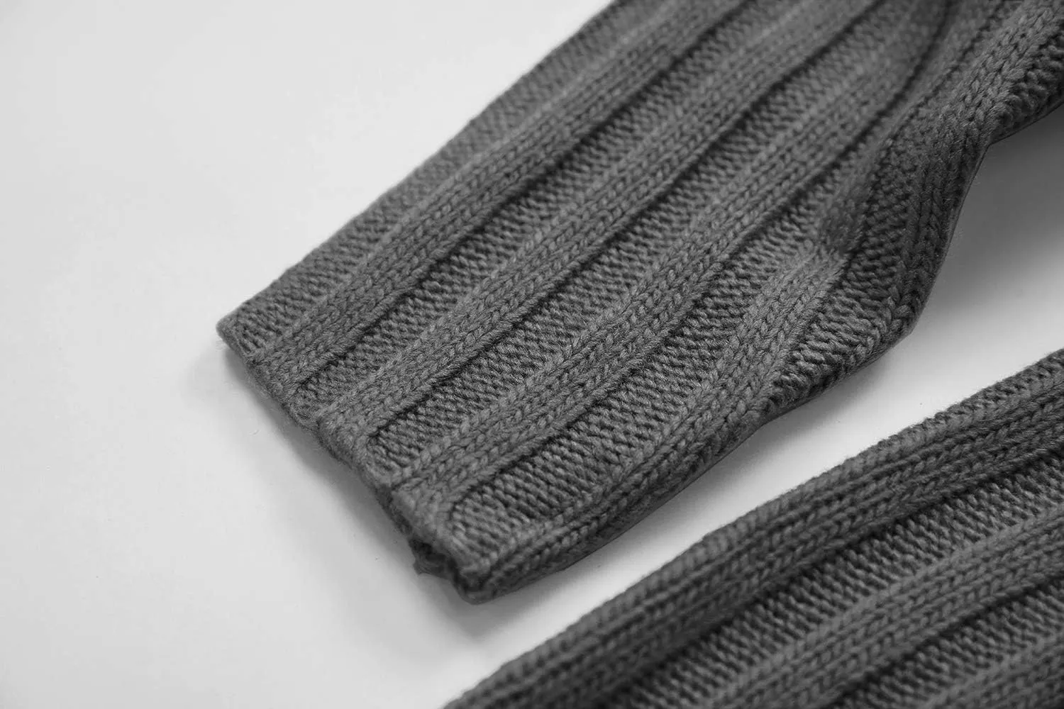 Mens Sweaters Turtleneck Cable Knitted Pullover Long Sleeve Slim Fit Chunky Casual Fall Winter Warm Cardigans