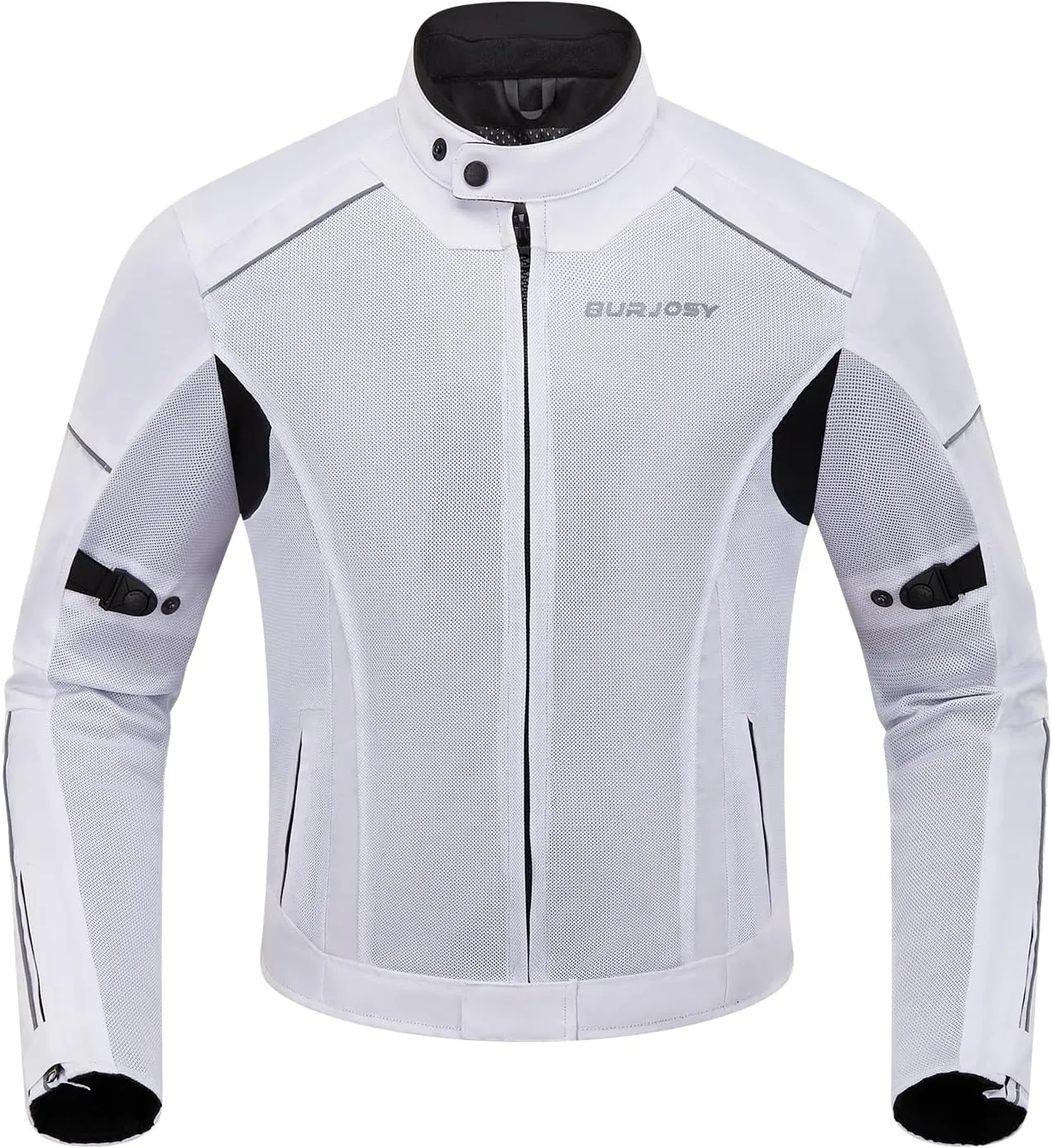 Mesh Motorcycle Jacket for Men, Summer Motorbike Biker Jacket, Reflective Lightweight Breathable Riding Jacket