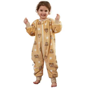 Michley Flannel Baby Girls Clothes Boys-بيجامات للأولاد