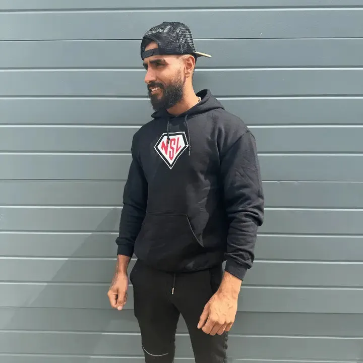 No Shave Life's Sugar Skull Black Hoodie Sweatshirt