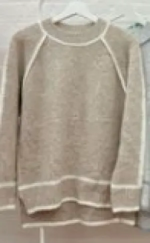 Oliver Wool Blend Jumper - Beige