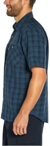 Orvis Mens Short Sleeve Shirts Casual - Woven Shirt Men with Chest Pockets - Button Down Shirts Collared