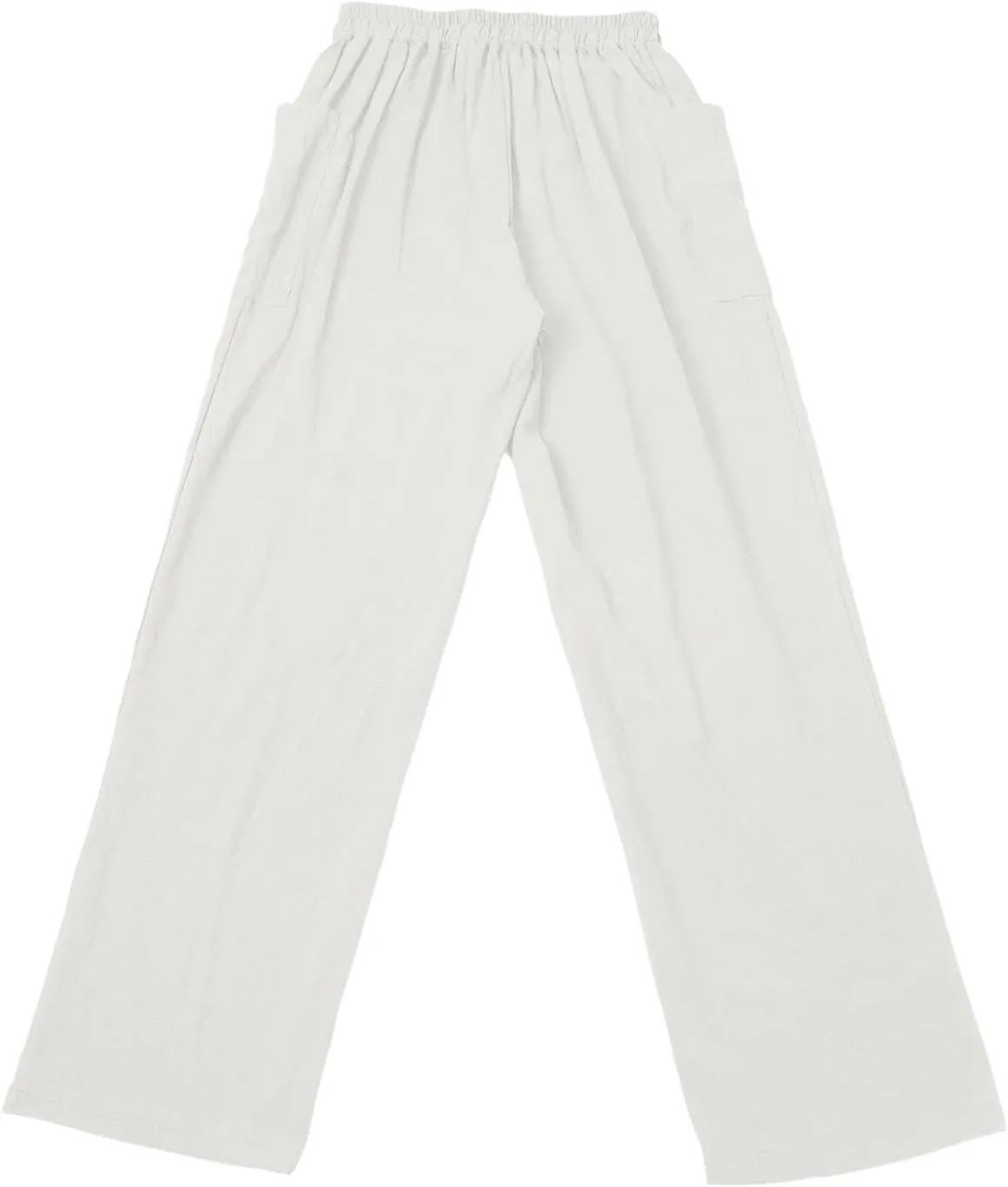 Petite Linen Pants for Women Summer Palazzo Wide Leg Linen Pant Loose Flowy Trousers