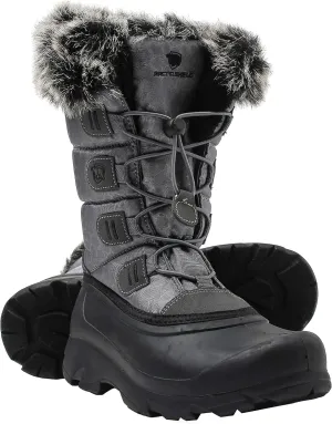 Polar Fur Accented Womens Winter Boots for Women with Heat Retain Technology - Warm Waterproof Insulated Snow Boots Rated to -20 F