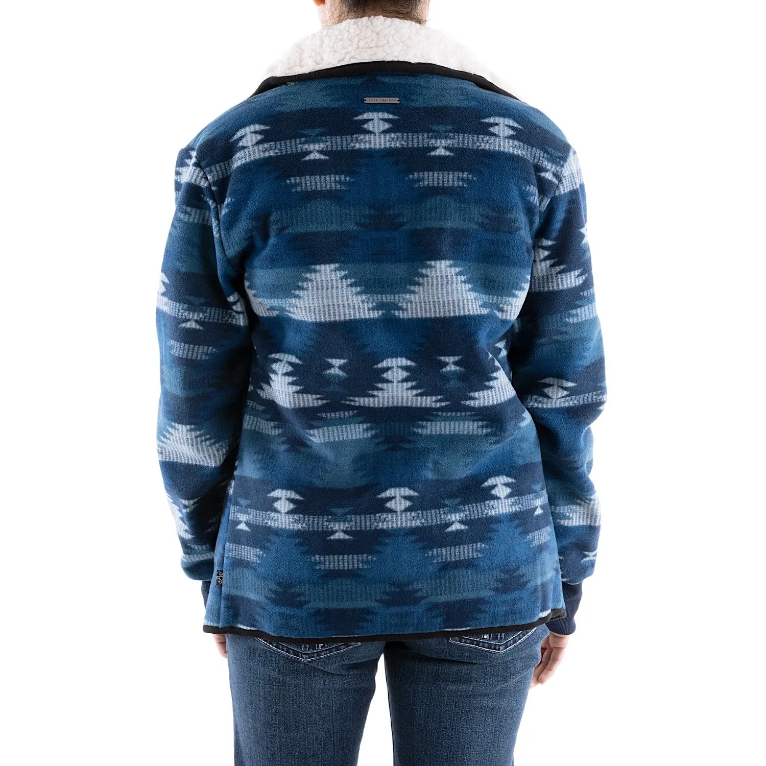 Pure Western Women's Canyon Waterfall Jacket-Blue/Multi
