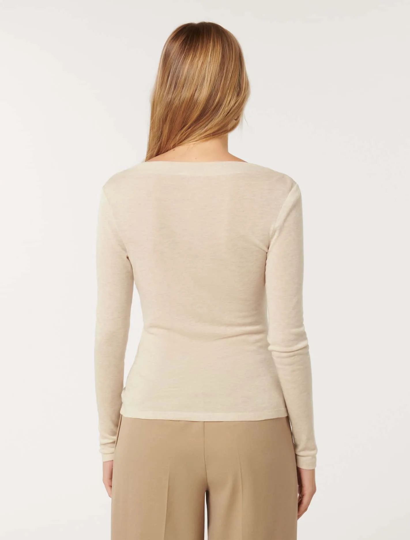 Raelynn Ruched Wool Blend Top