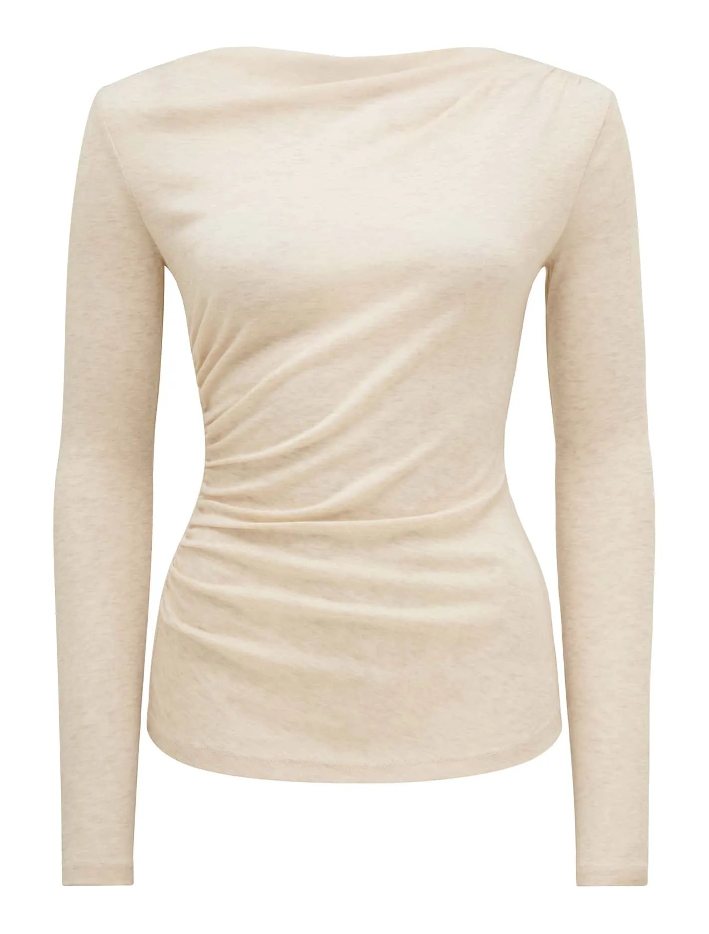 Raelynn Ruched Wool Blend Top