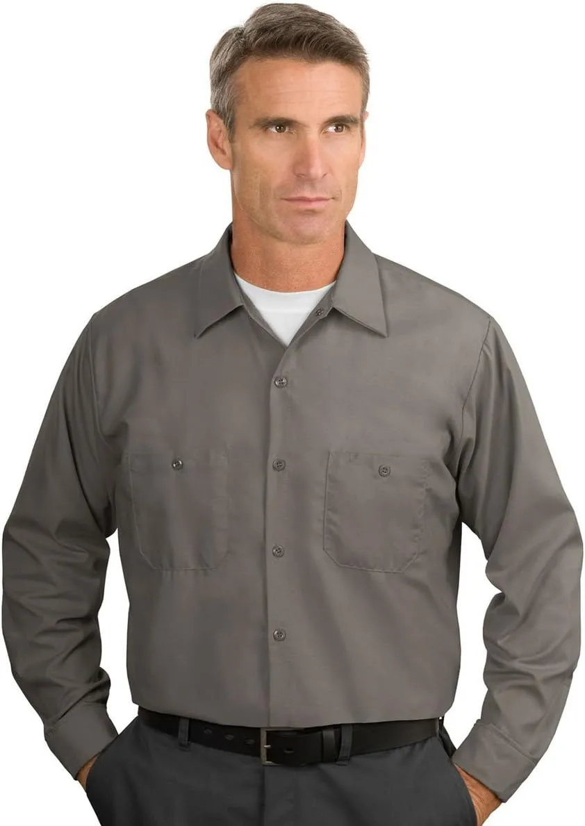 Red Kap Men's Industrial Long Sleeve Work Shirt