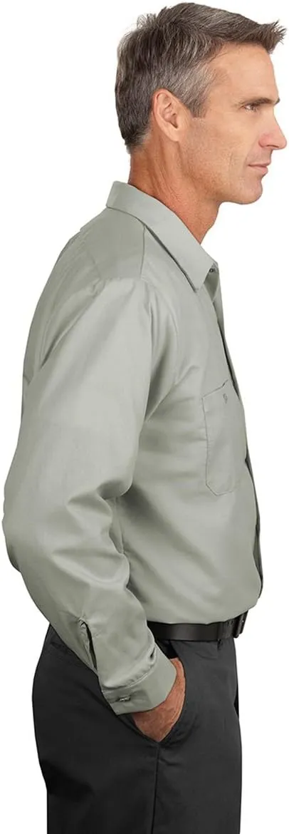 Red Kap Men's Industrial Long Sleeve Work Shirt