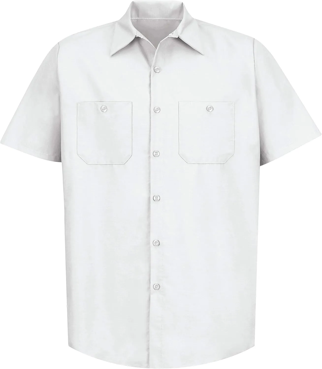 Red Kap Men's Industrial Work Shirt, Regular Fit, Short Sleeve