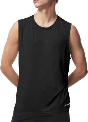 Riverruns Men's Sleeveless Tank Tops Quick Dry Workout Shirts for Gym Fitness Running Beach Swim