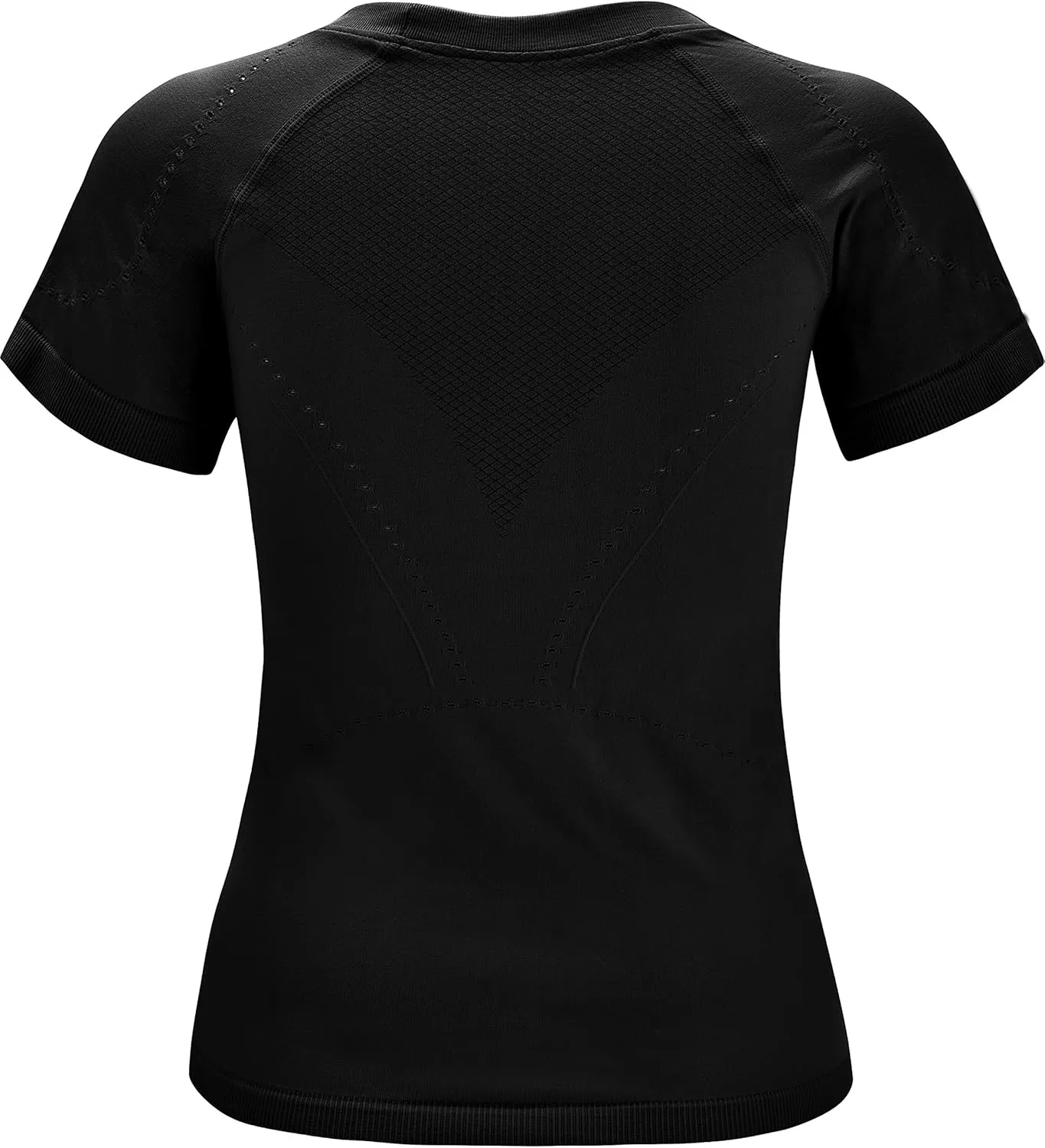 RUNNING GIRL Seamless Workout Shirts for WomenShort Sleeve T-Shirt Stretch Tees Quick Dry Gym Athletic Tops