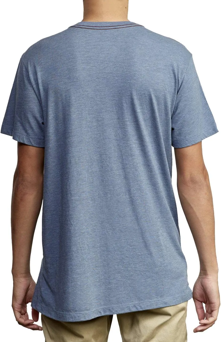 RVCA Men's Red Stitch Graphic Crew T-Shirt