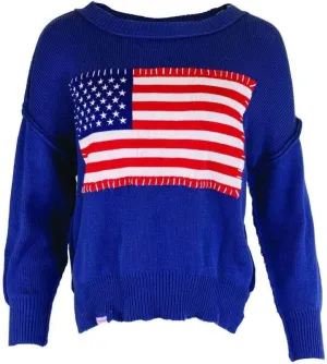 Simply Southern USA American Flag Sweater