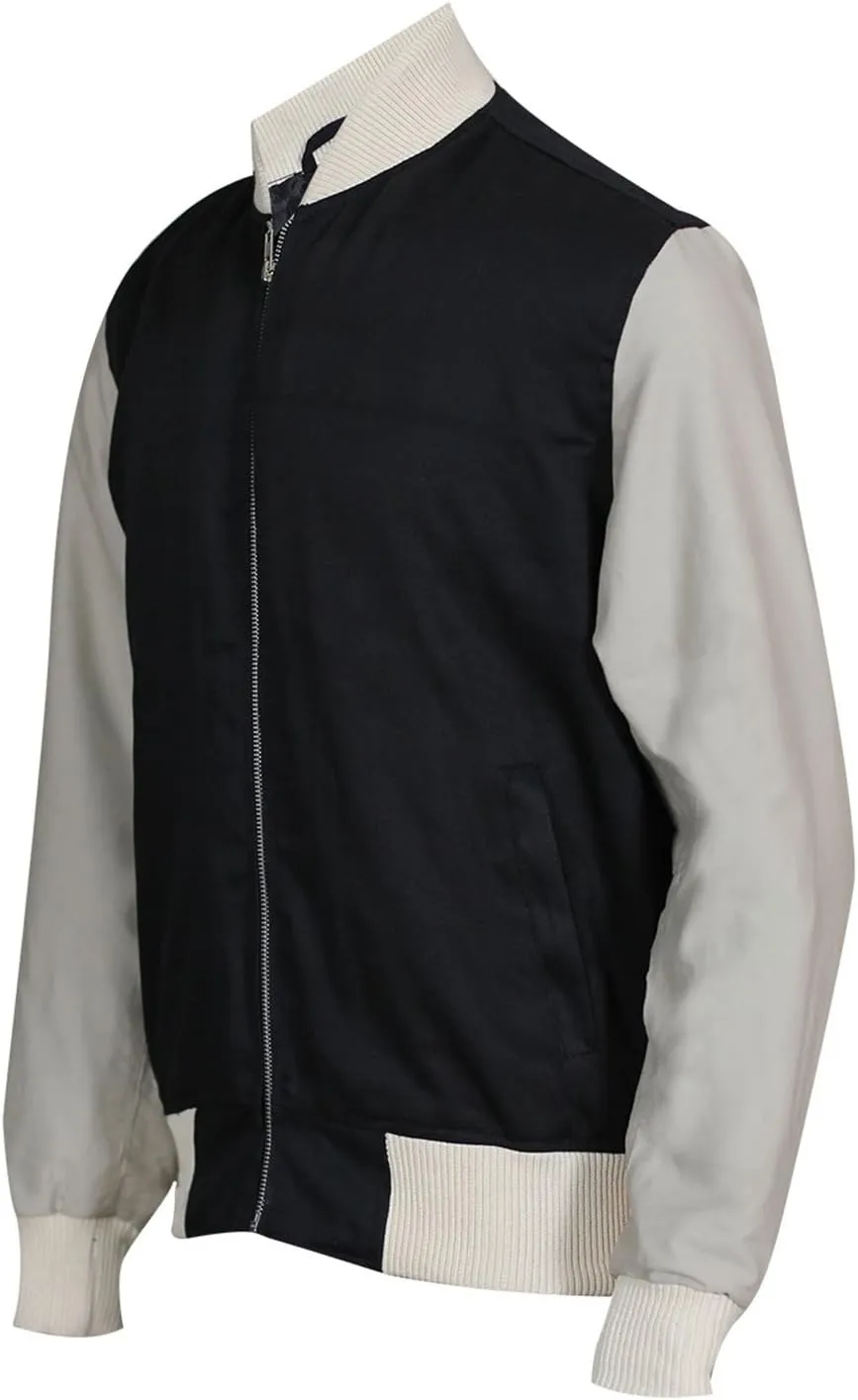 SpazeUp Letterman Jacket Men College Baseball Bomber Jacket | Wool   Faux Leather Letterman Jacket Men