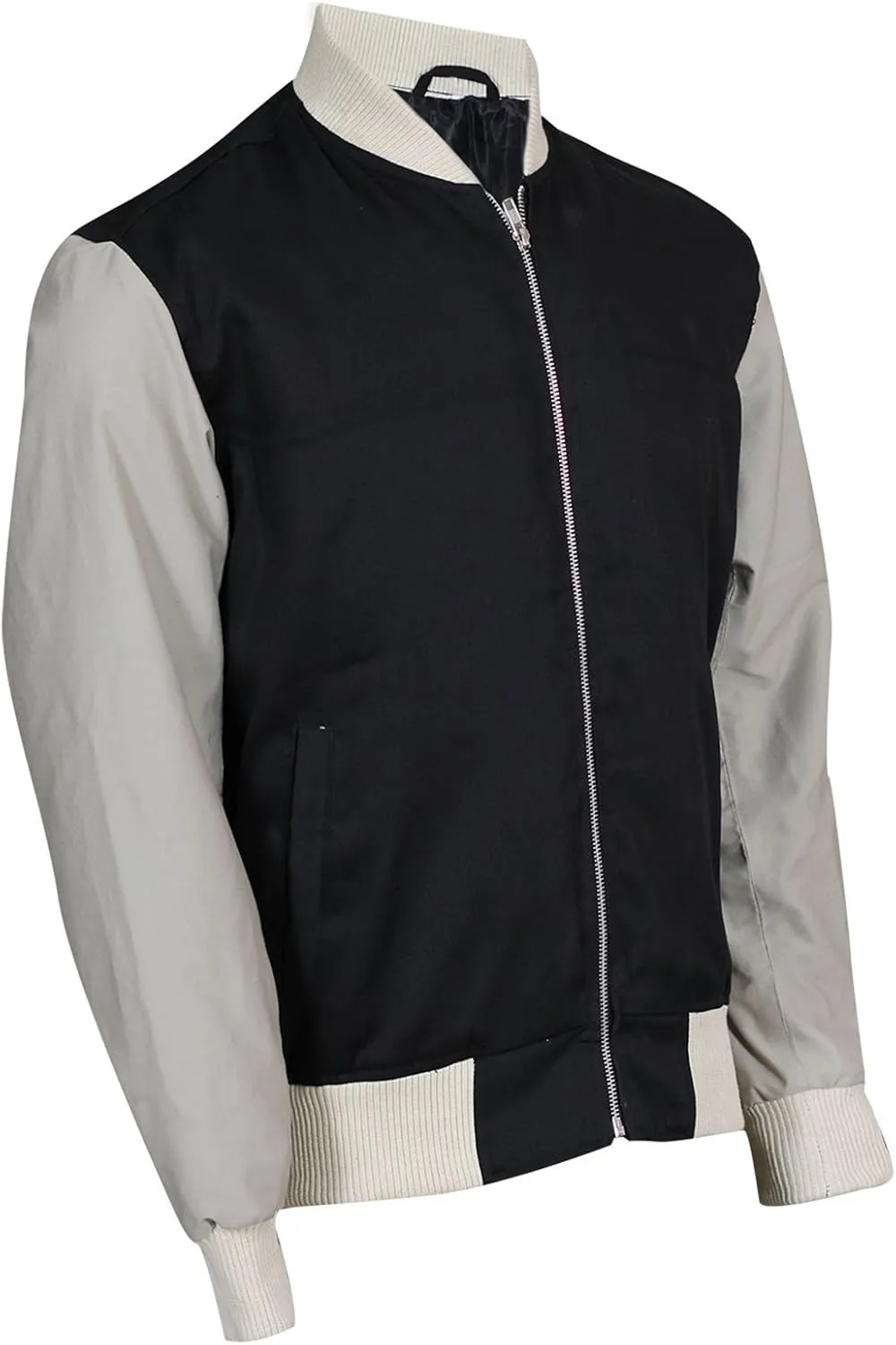 SpazeUp Letterman Jacket Men College Baseball Bomber Jacket | Wool   Faux Leather Letterman Jacket Men