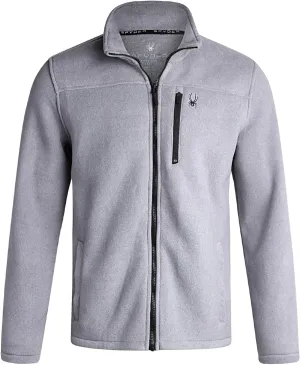 Spyder Mens Fleece Jacket - Soft and Warm Sherpa Bonded Full Zip Up Midweight Outerwear Jackets for Men with UPF30  (S-XXL)