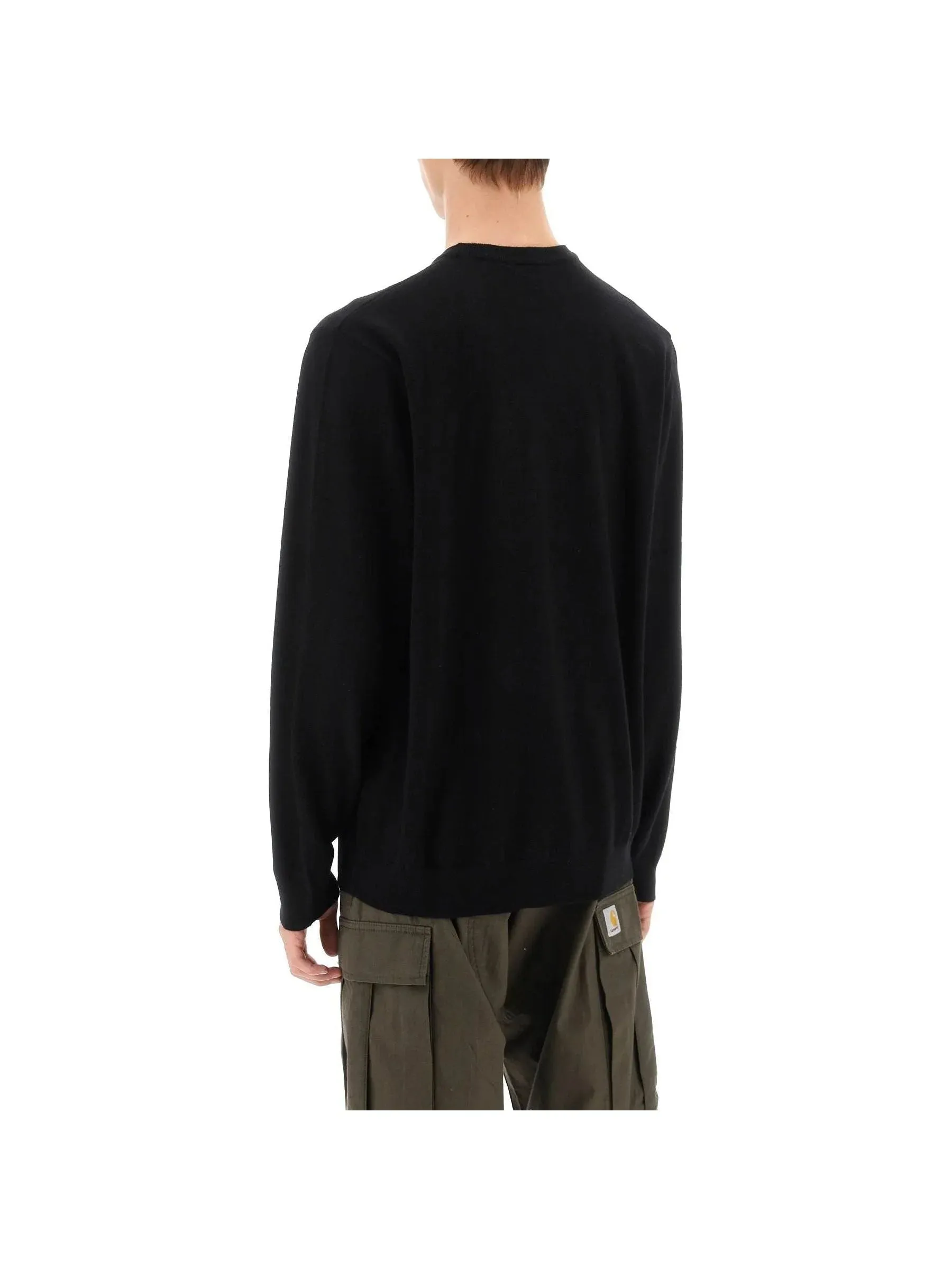 Textured Wool-Blend Sweater