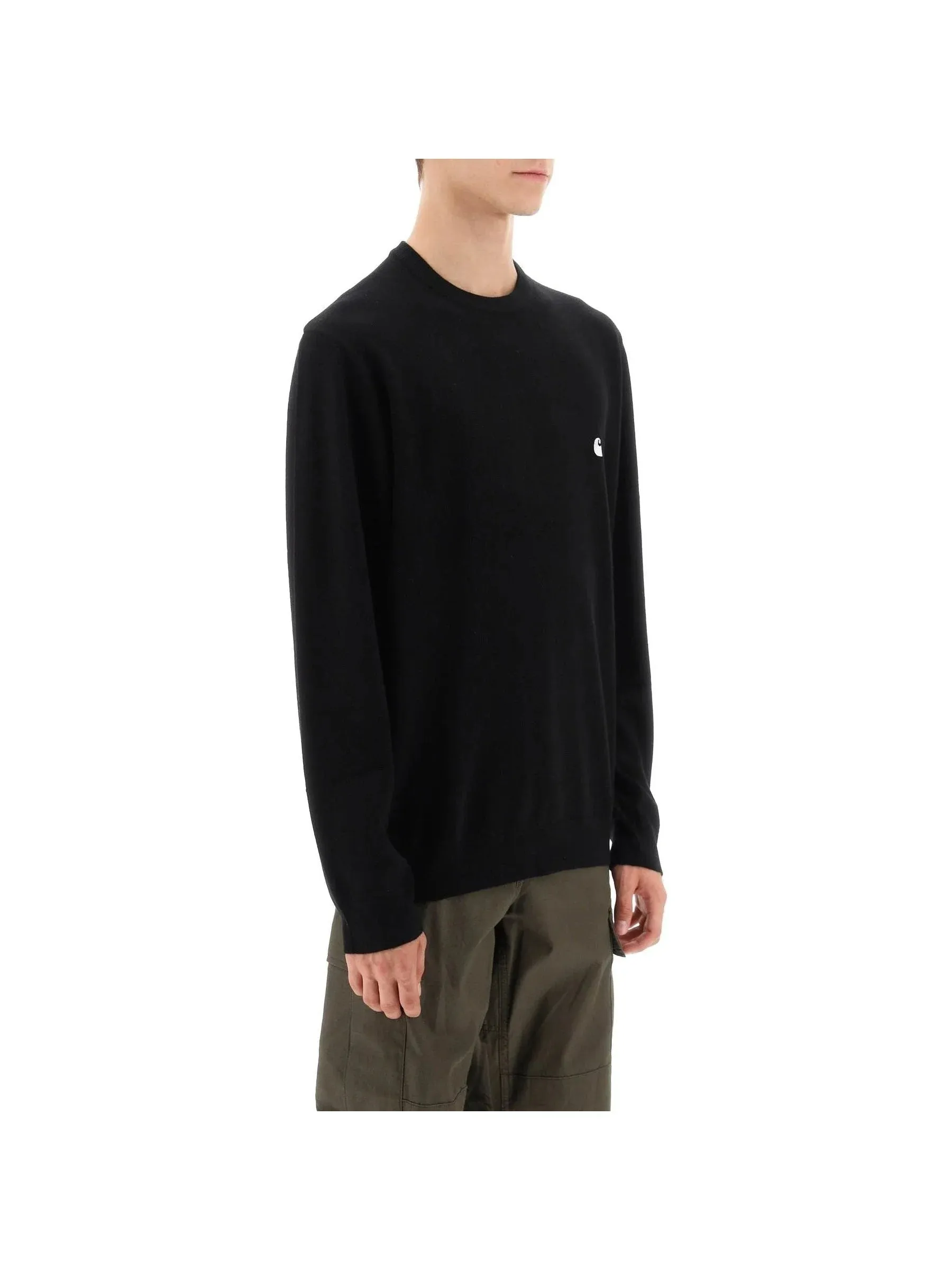 Textured Wool-Blend Sweater
