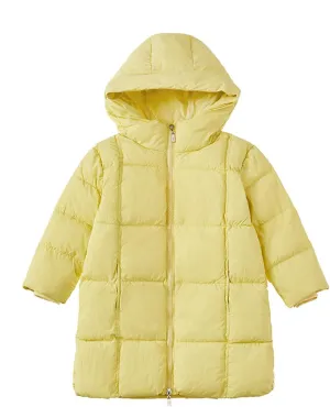 Toddler Baby Girls Boys Winter Warm Thick Solid Cotton Long Sleeve Padded Jacket Coat Clothes