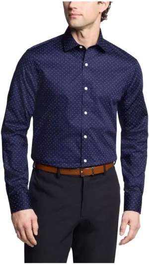 Tommy Hilfiger Men's Dress Shirt Slim Fit Twill