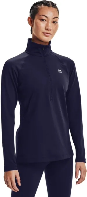 Under Armour Women's Authentics ColdGear  Zip T-Shirt