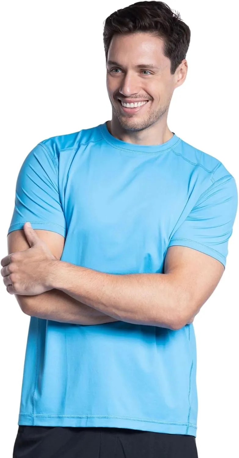 UPF 50  Men's Short Sleeve Crew T-Shirt