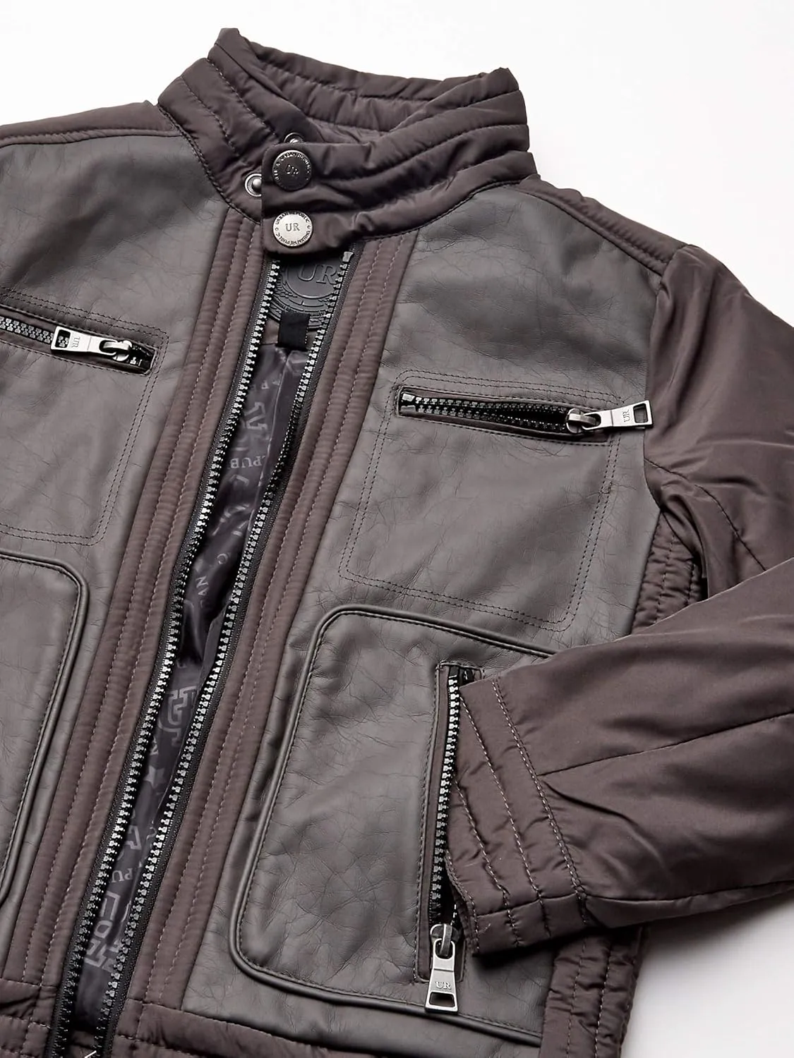 URBAN REPUBLIC Big Boys Faux Leather Jacket