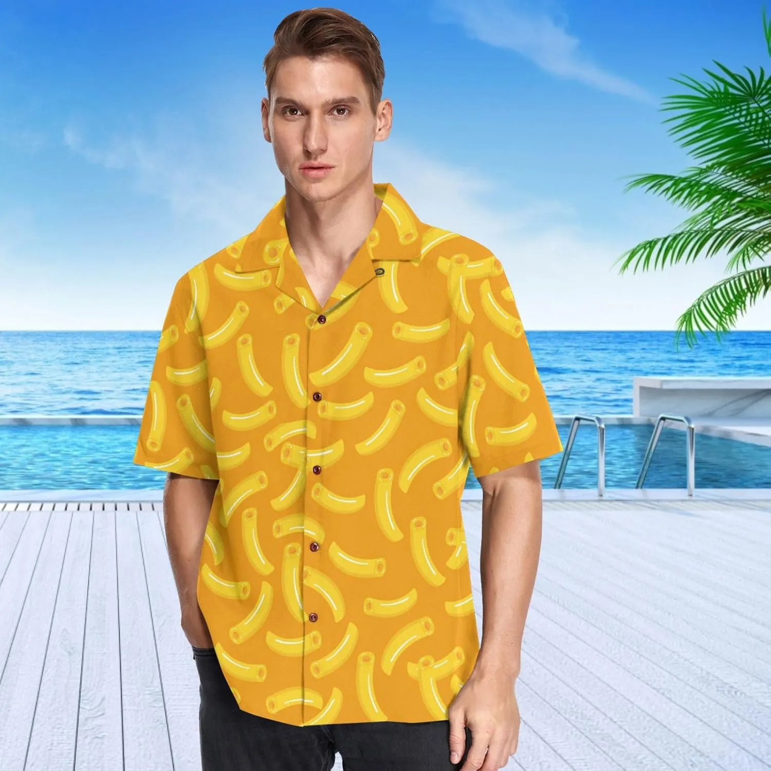 visesunny Hawaiian Shirts for Men Short Sleeve Aloha Beach Shirt Floral Summer Casual Button Down Shirts