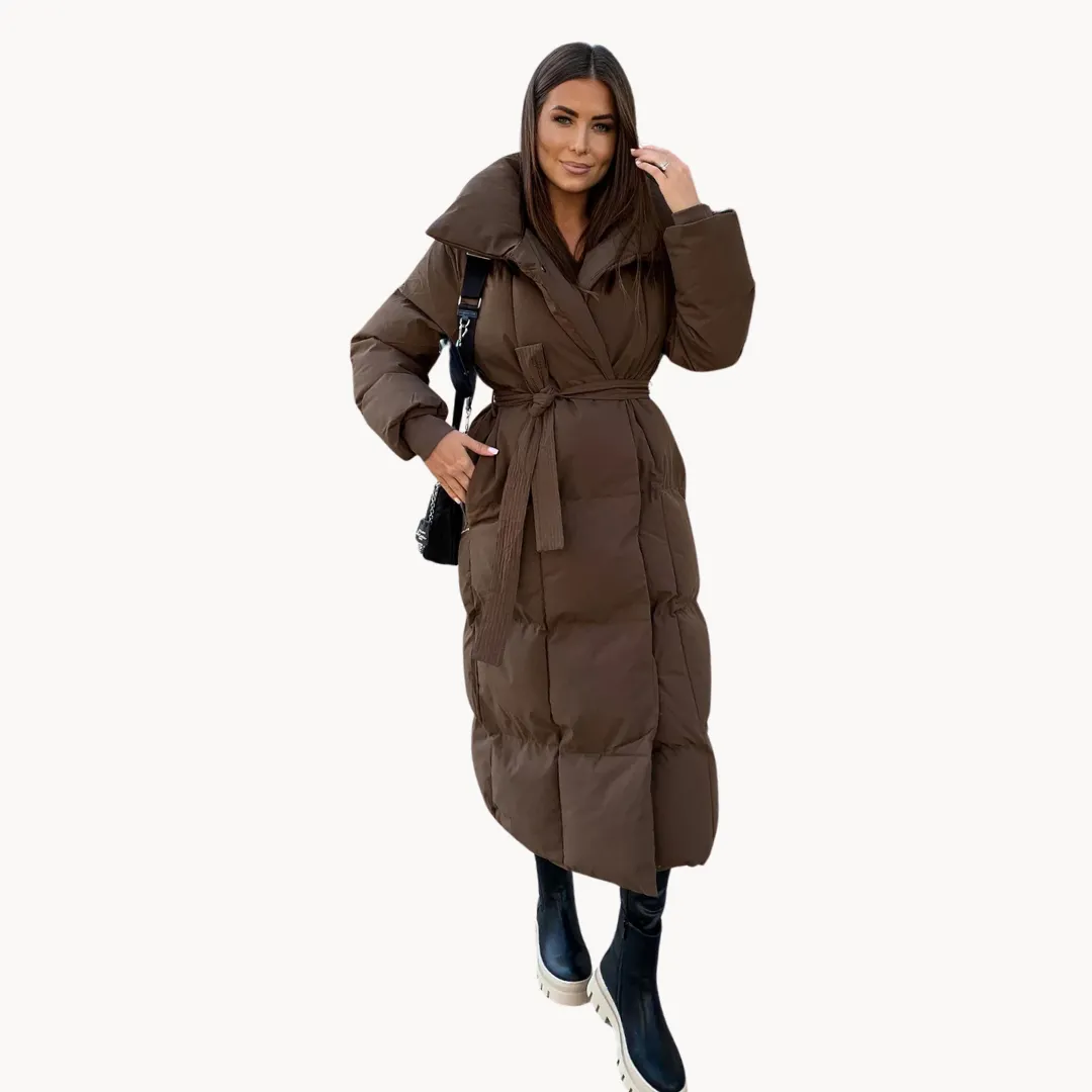 VIVIAN | Belted Quilted Puffer Coat