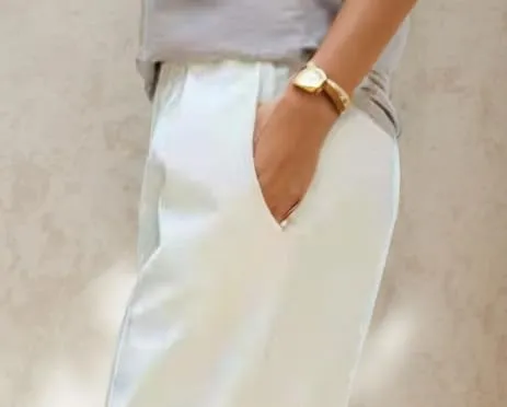Women Cotton Linen Pants High Waist Harem Pants Casual Loose Solid Color Plus Size Wide Leg Capri with Pockets