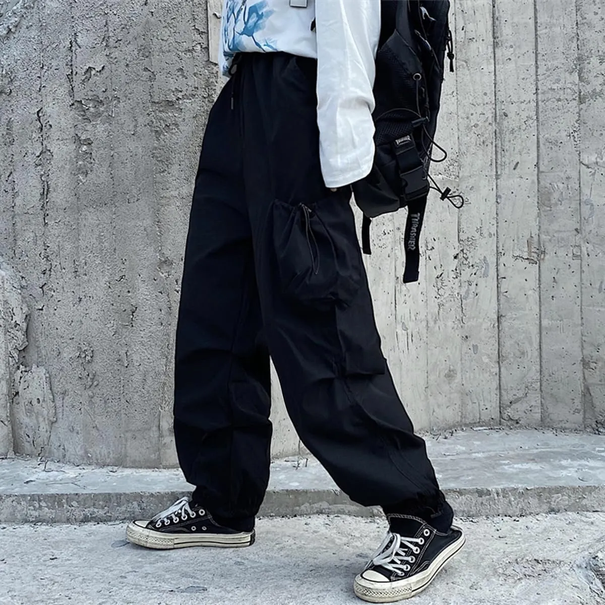 Women Joggers Goth Y2K Baggy Loose Pants Outdoor Cargo Pants Punk Streetwear