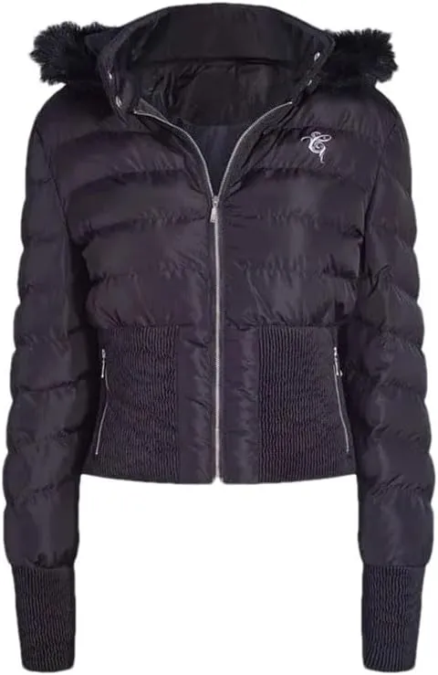 Women Short Coat Cotton-Padded Jacket With Disassembled Hat Warm Down Jacket With Hooded Slim