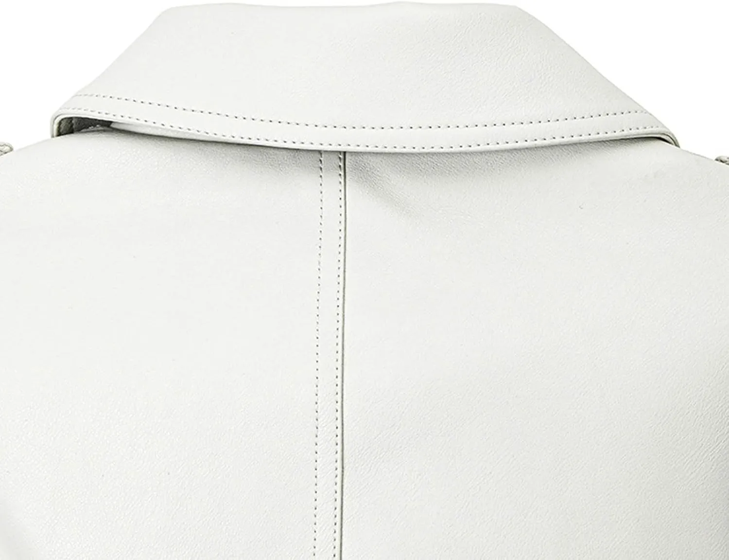 Women's Belted Faux Leather Moto Jacket Spring Fall Clothes Trendy Motorcycle Biker Coat Fashion PU Jacket Coats