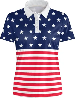 Women's Golf Shirt Moisture Wicking Quick Dry Polo Shirts Golf Outfits Golfer Gifts Ladies Polo Shirts