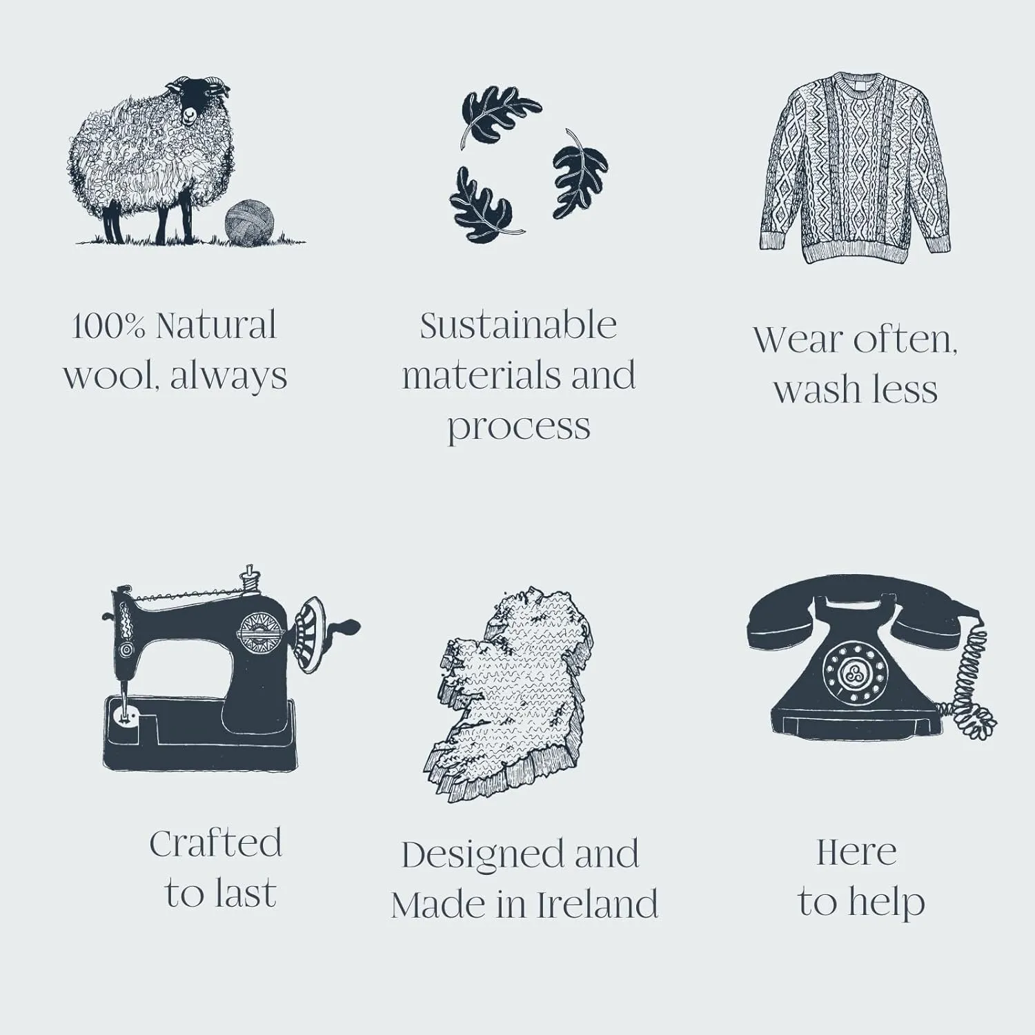 Women's Irish Cable Knit Poncho, 100% Supersoft Merino Wool, Made in Ireland, One Size, Aasleagh Falls