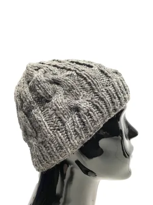 Wool knit winter hat